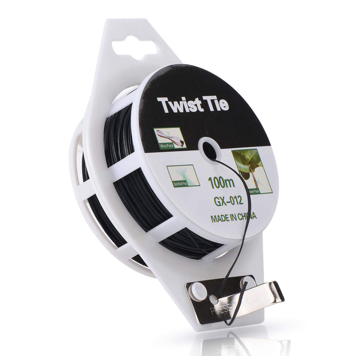 YDSL twist tie with built-in cutter for precise, customizable plant support.