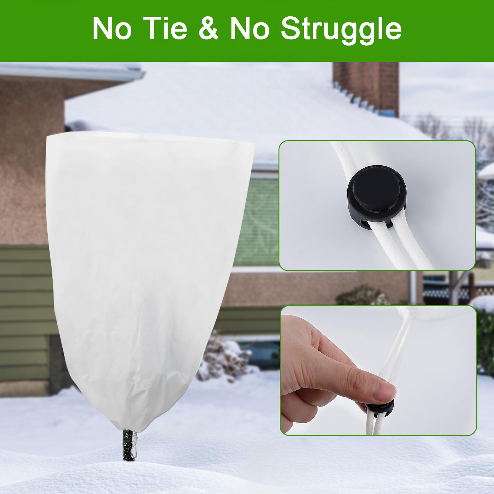 YDSL weatherproof frost cover protects foliage from rain, snow, and cold