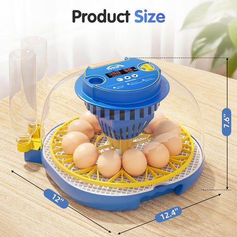 YDTOP detachable trays for easy cleaning between hatch cycles