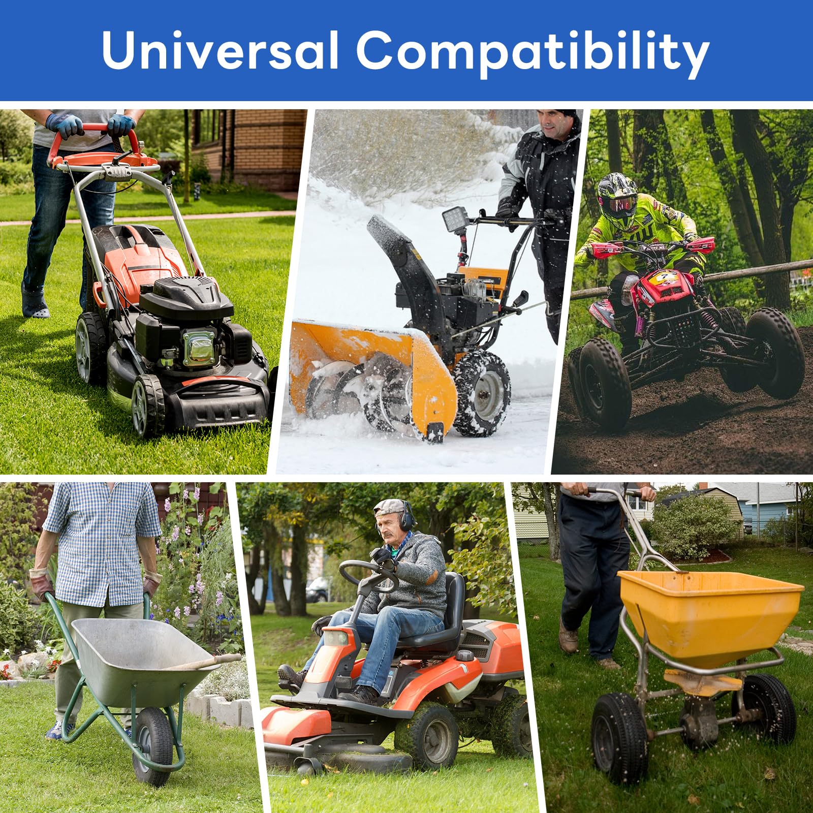 YeYouC heavy-duty tube supports high psi up to 60 for varied use.