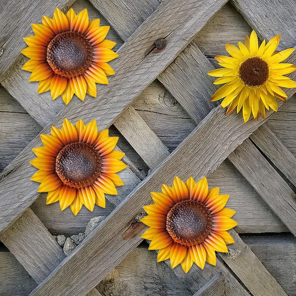 YEAHOME Sunflower Wall Art gift-worthy set perfect for housewarming or seasonal decor.