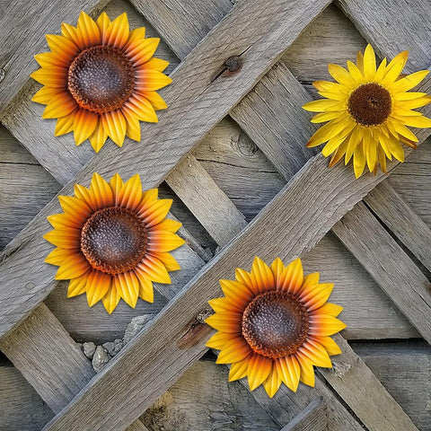 YEAHOME Sunflower Wall Art gift-worthy set perfect for housewarming or seasonal decor.