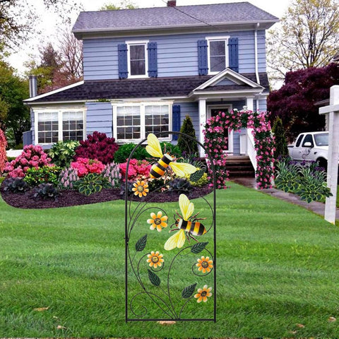 YEAHOME durable anti-rust metal resists weather while keeping color.