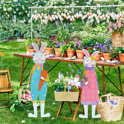 YEAHOME Easter bunny stake outdoor decoration enhancing outdoor spaces