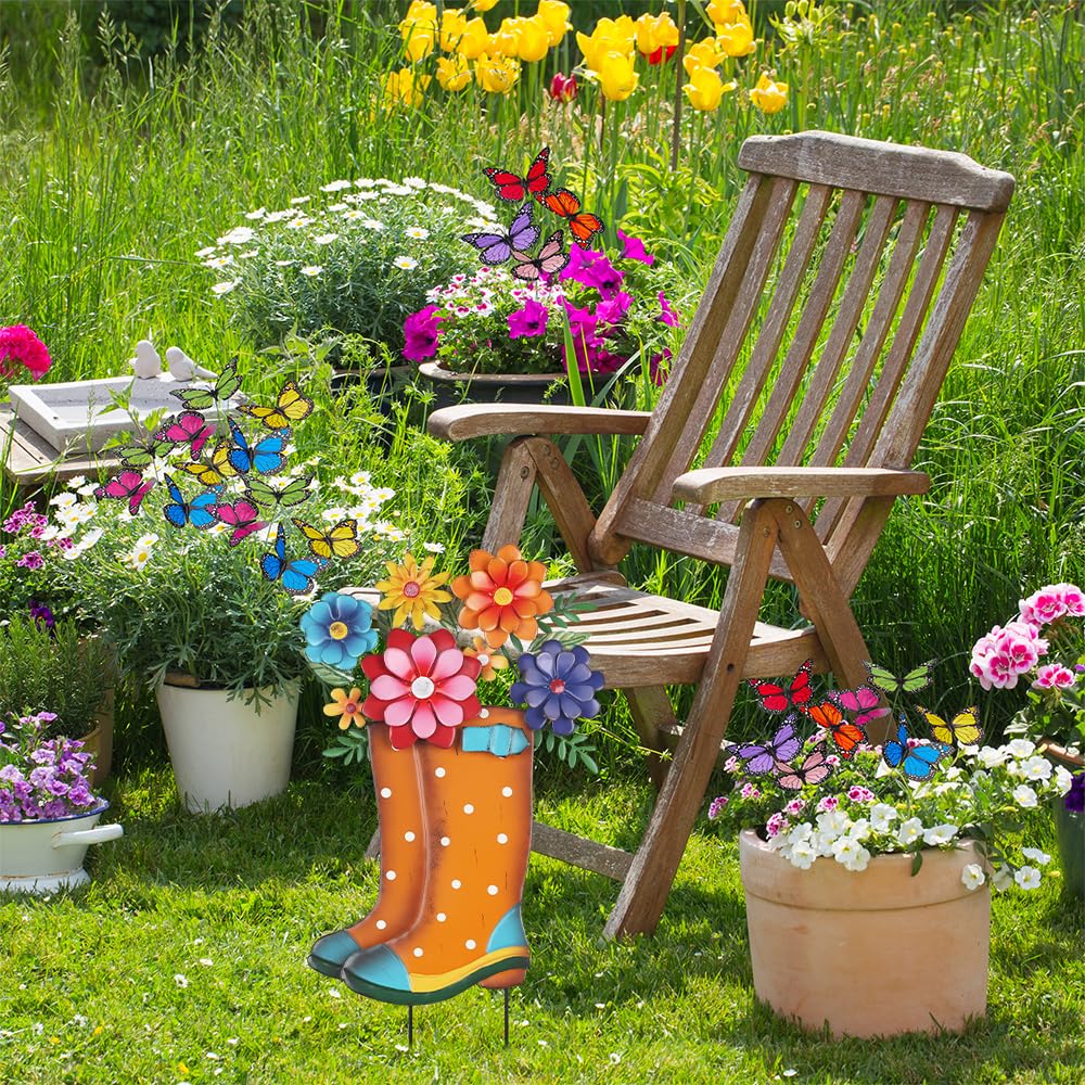 YEAHOME easy-assemble detachable garden stake for simple storage