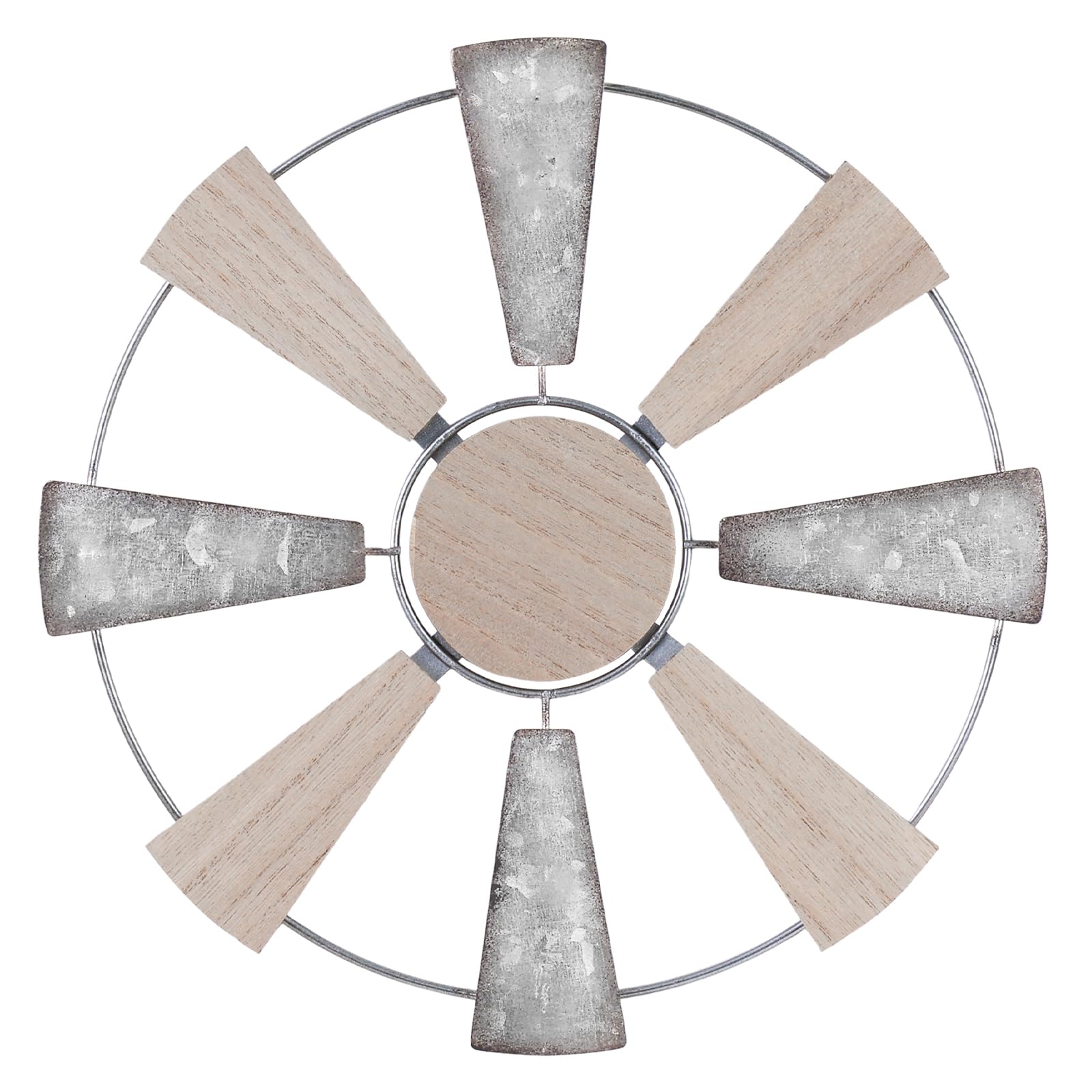 YEAHOME windmill wall decor front view adds rustic charm to living spaces