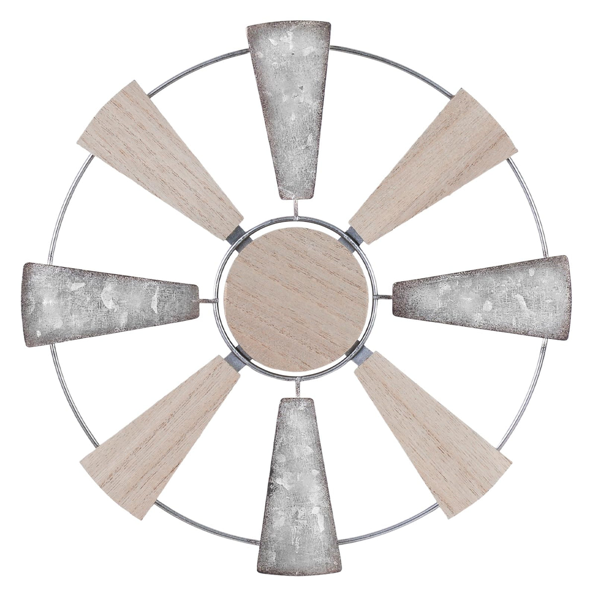 YEAHOME windmill wall decor front view adds rustic charm to living spaces