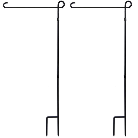 YEAHOME garden flag stand base sturdy keeps flags upright in wind