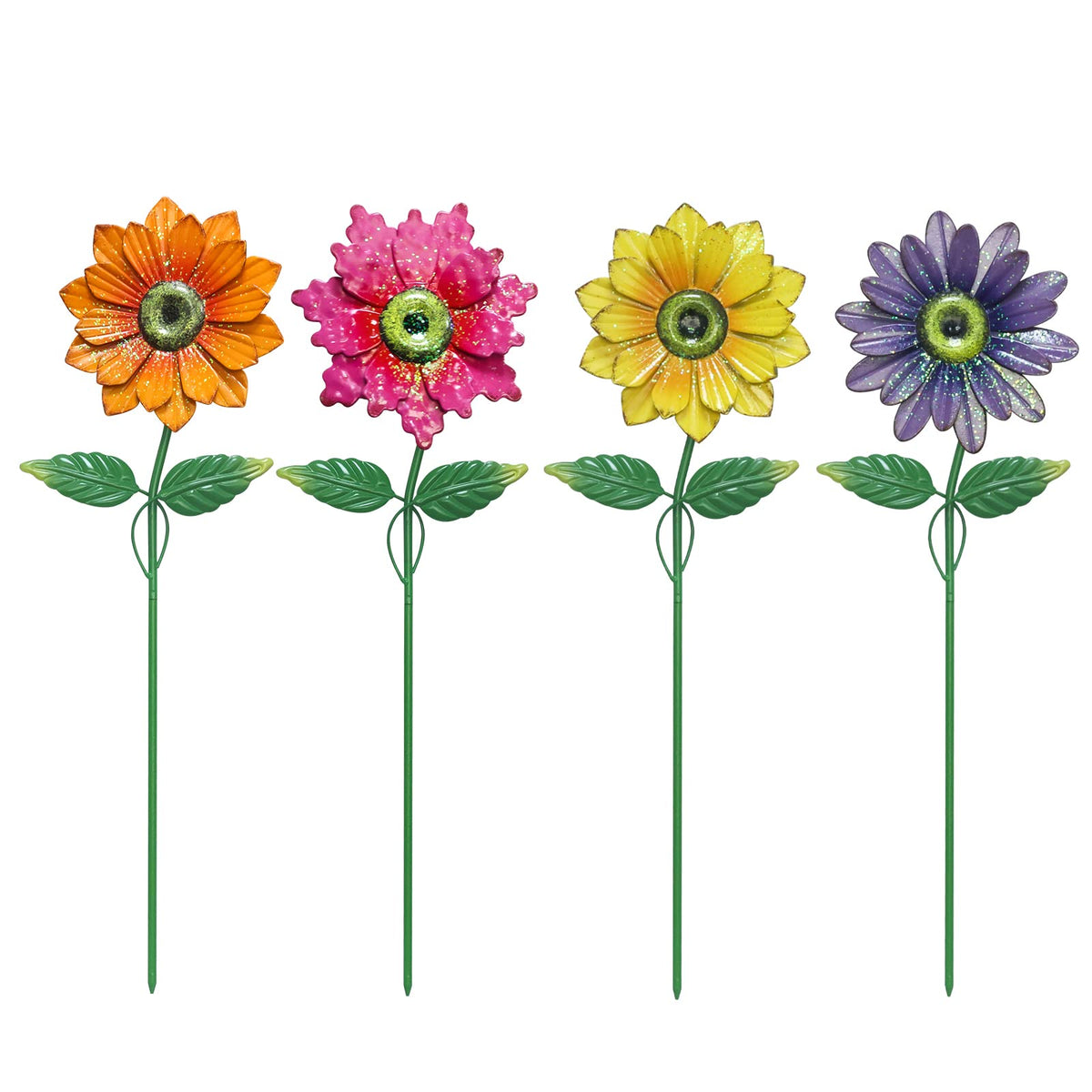 YEAHOME garden stake flowers shaking head adds dynamic charm to outdoor spaces.