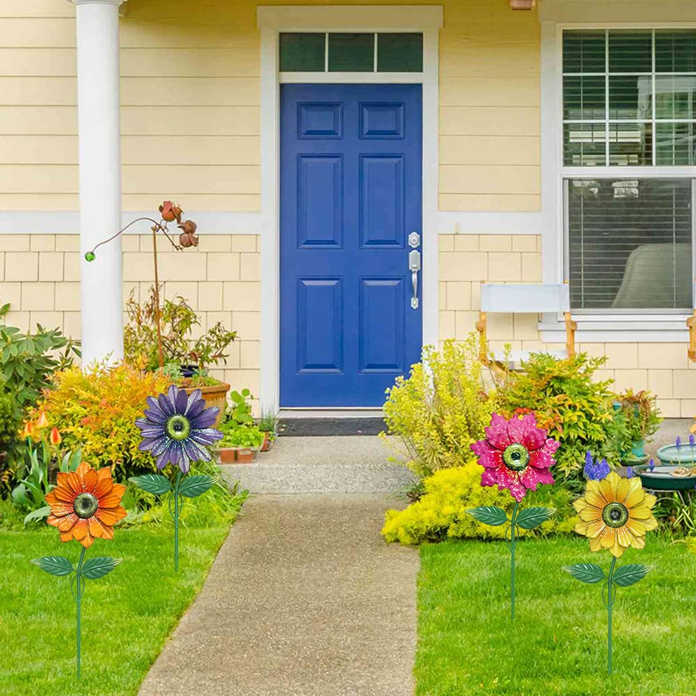 YEAHOME outdoor decor flowers glitter for festive garden accents.