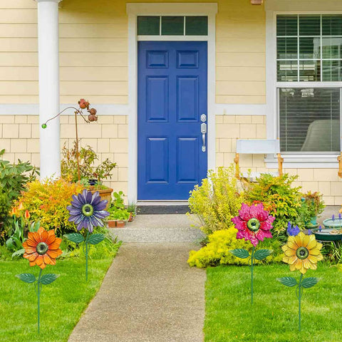 YEAHOME outdoor decor flowers glitter for festive garden accents.