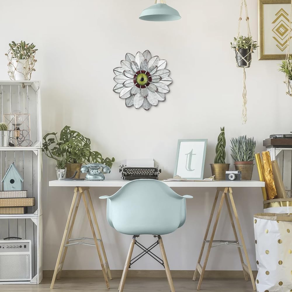 YEAHOME hand-painted flower wall art offers artisanal detail for gift-worthy decor.
