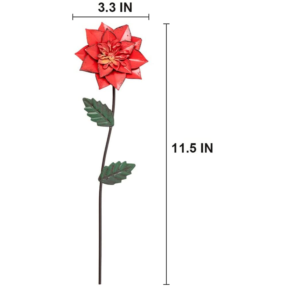 YEAHOME no-install daisy garden decor can be pressed into soil