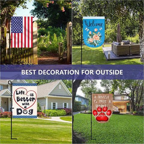 YEAHOME outdoor flag decor elevates curb appeal with durable style