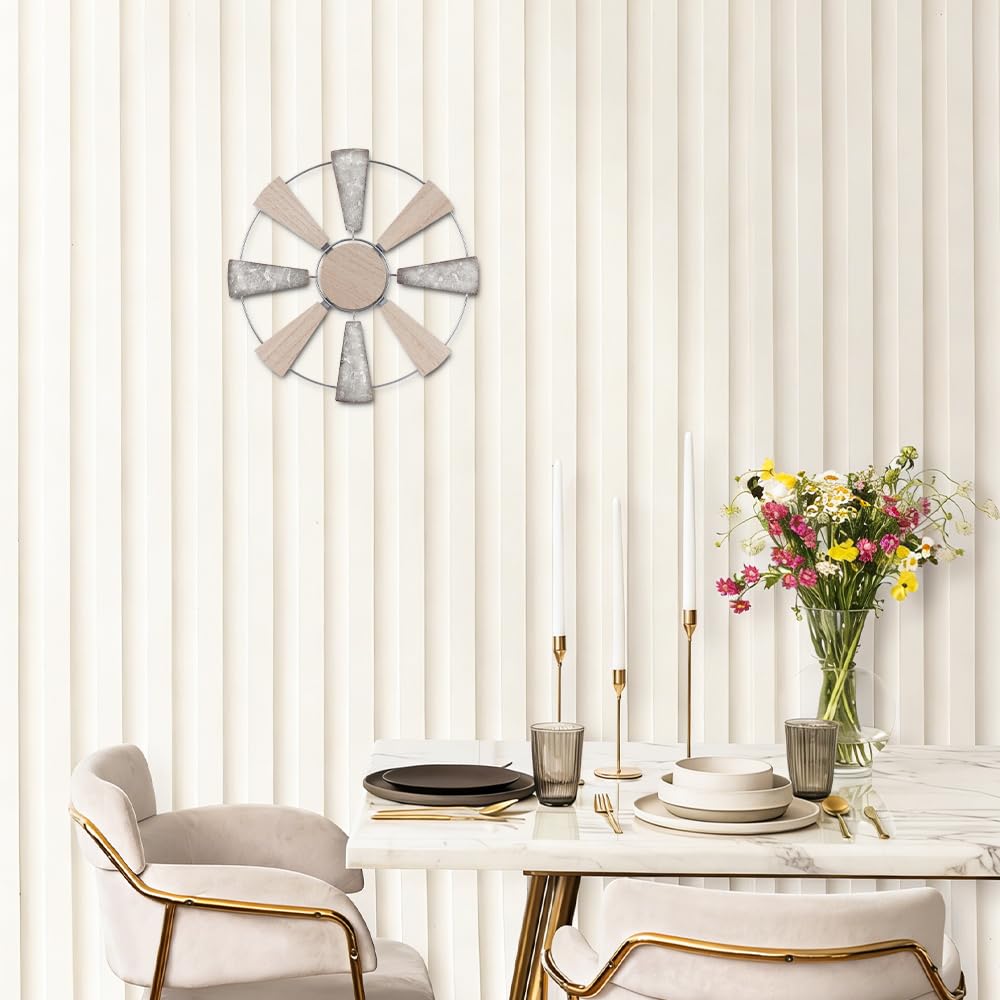 YEAHOME rustic windmill wall art delivers character and versatility