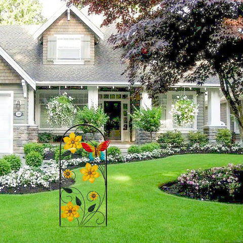 YEAHOME wall-hanging garden decor for indoor or sheltered outdoor use.