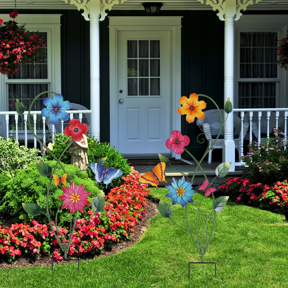 YEAHOME vivid artwork blends with trees and blossoms for eye-catching display