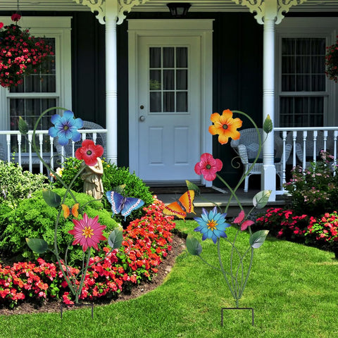 YEAHOME vivid artwork blends with trees and blossoms for eye-catching display