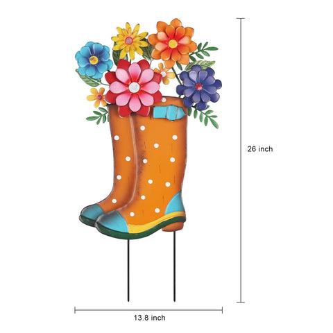 YEAHOME wind-moving garden stake adds subtle motion to planters and beds