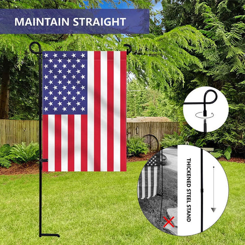 Wind-stabilizing feet provide ground stability for lawns and porches.