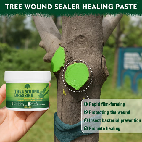 All-weather Yeardera Tree Wound Sealer in wet conditions showing protective layer