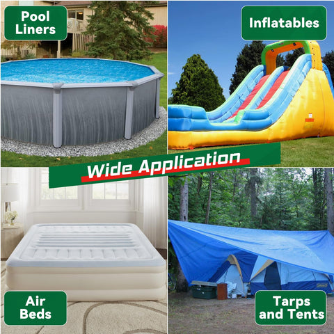 Yeardera vinyl cement pool tub repair suitable for pools and hot tubs.
