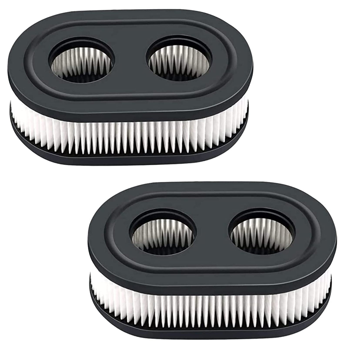 YUEARN 2-pack air filter side view shows durable cartridge for engine protection