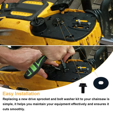 YUEARN drive sprocket for DeWalt DCCS690B enhances stability and easier maintenance