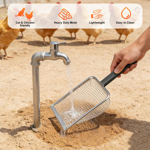 Yearock rust-resistant cleaning tool for durable coop maintenance