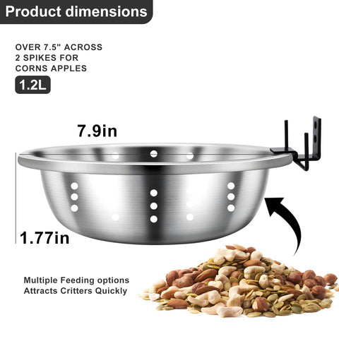 YEBGMS removable bowl simplifies cleaning and refilling after a busy day.