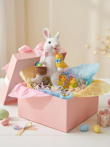YECRUX gift-ready bunny decor ideal for Easter gifts