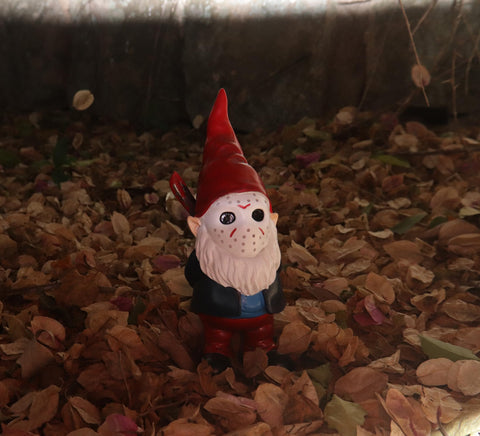 YECRUX Gothic outdoor gnome décor complements spooky front yard setups.