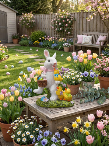 YECRUX outdoor Easter figure brightening lawns and entryways