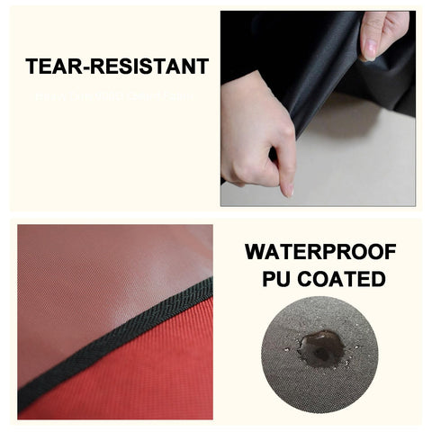 900D Oxford fabric with PU coating resists wear