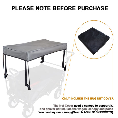 YEEDOIDO durable polyester wagon net resists wear and fading