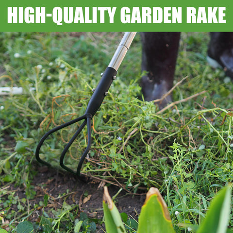 YEELOR durable steel tiller with anti-rust coating withstands tough garden work.
