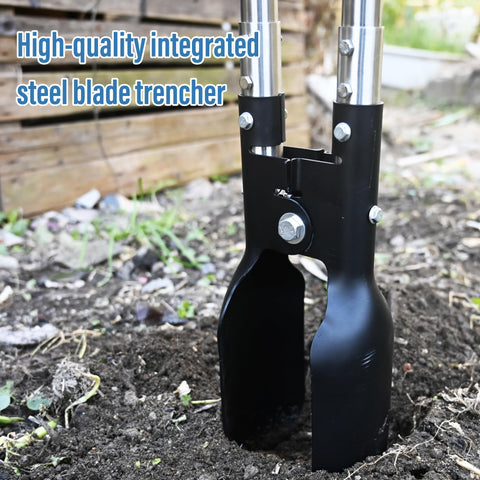 YEELOR digging in loamy soil demonstration for efficient post-hole prep