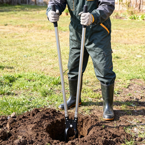 YEELOR eight-bolt connection reinforcing stability during hard soil digging