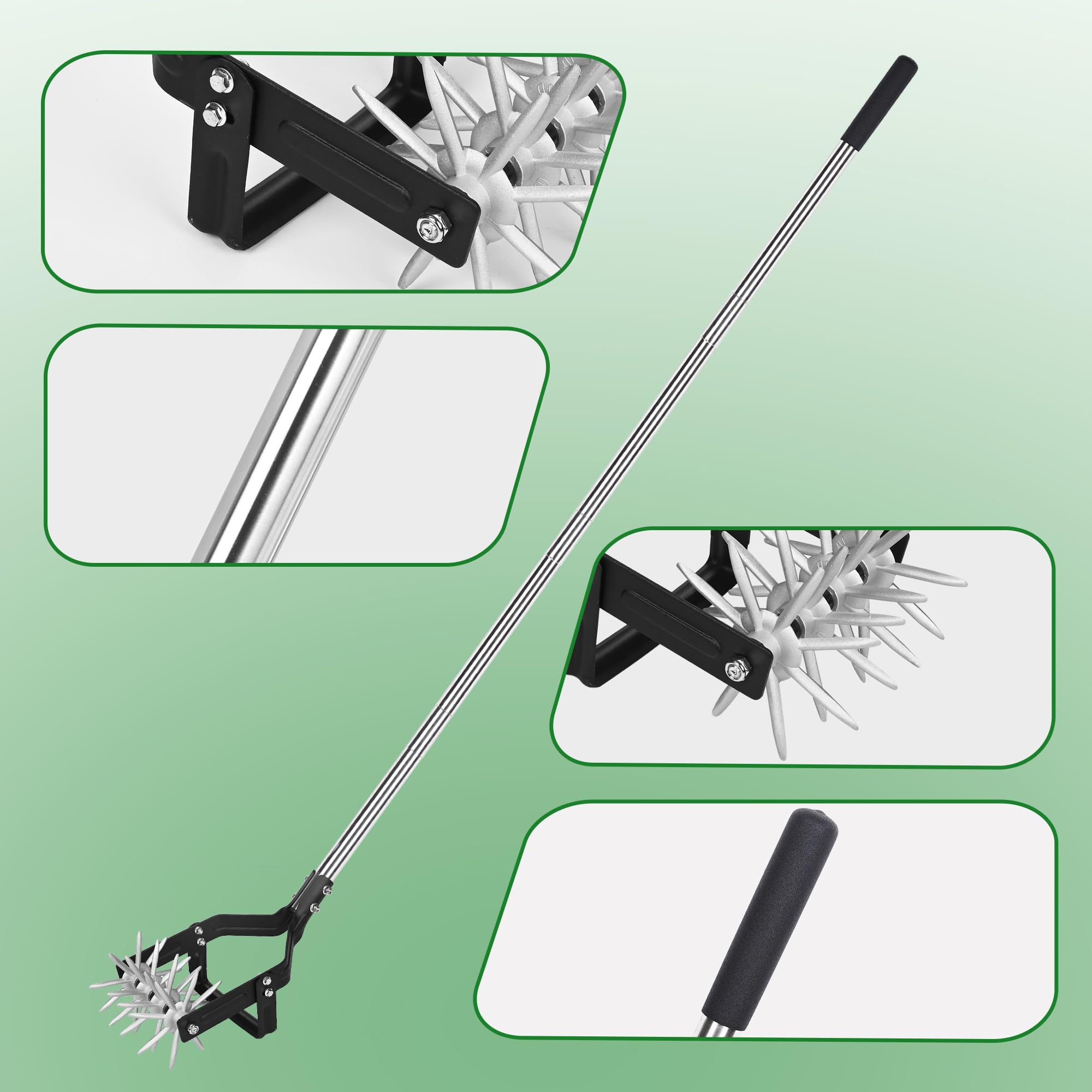 YEELOR Garden Rotary Cultivator bolt-fixed structure offers sturdy operation and stability.