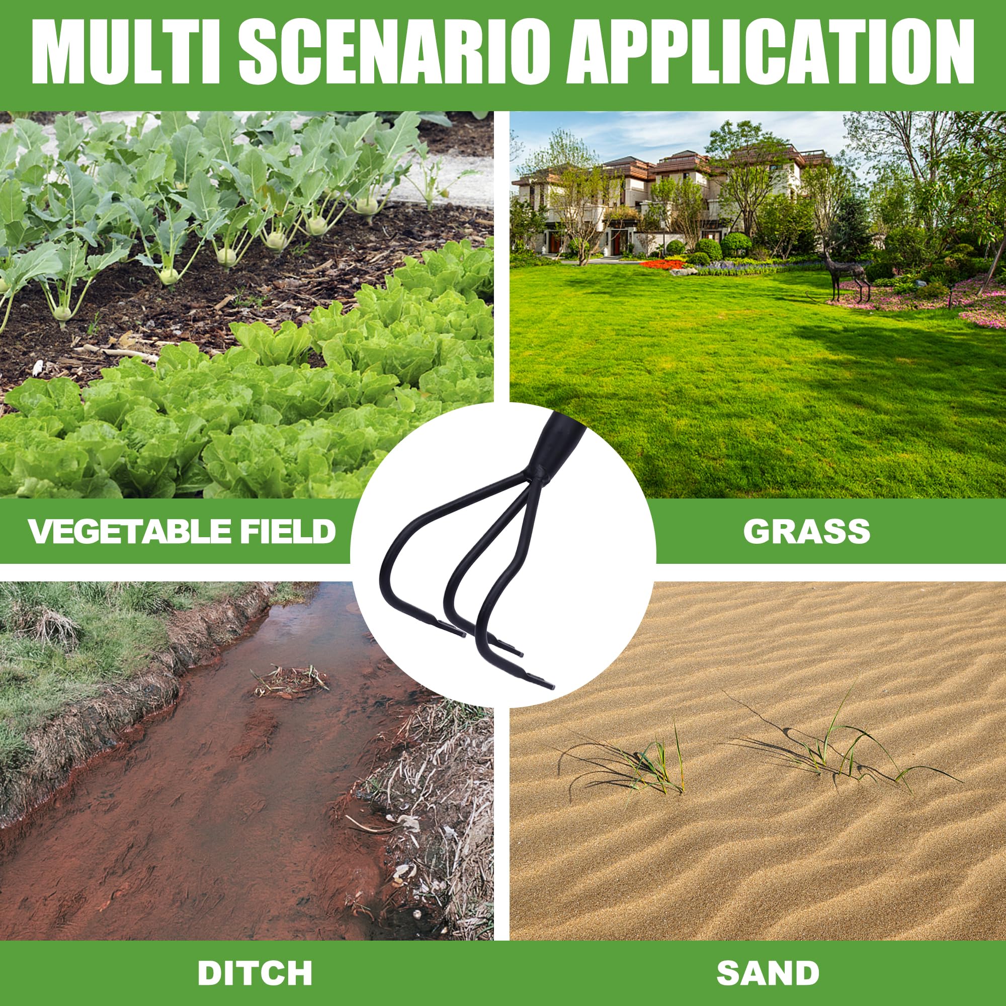 YEELOR garden tool features a lightweight design for easy daily use.