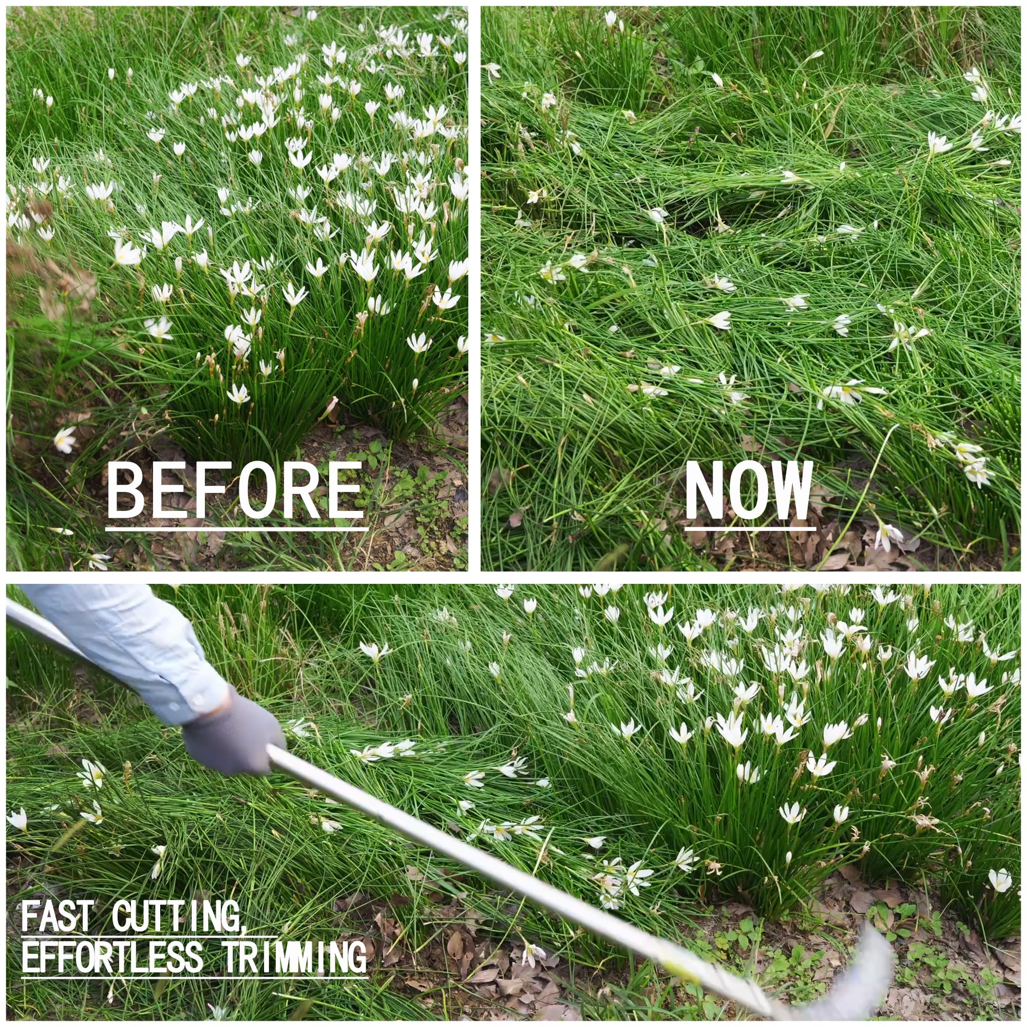 YEELOR lightweight design reduces arm fatigue during long weeding sessions