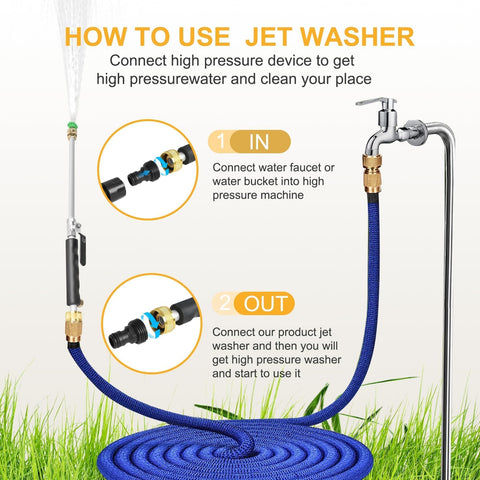 Yeesingsen jet stream spray delivers a powerful, precise clean for stubborn dirt.