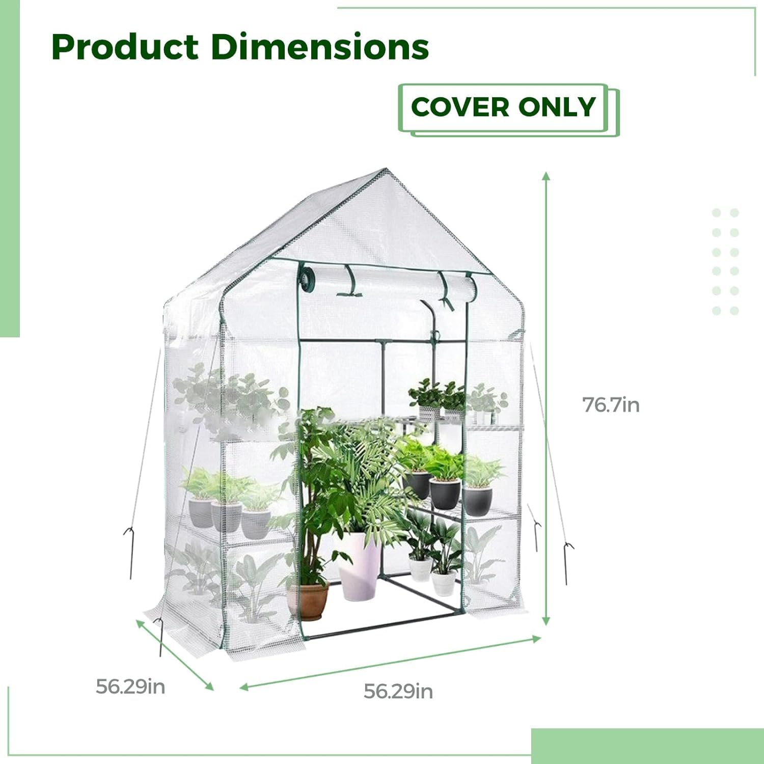 Yeesport PE cover shields plants from wildlife and weather