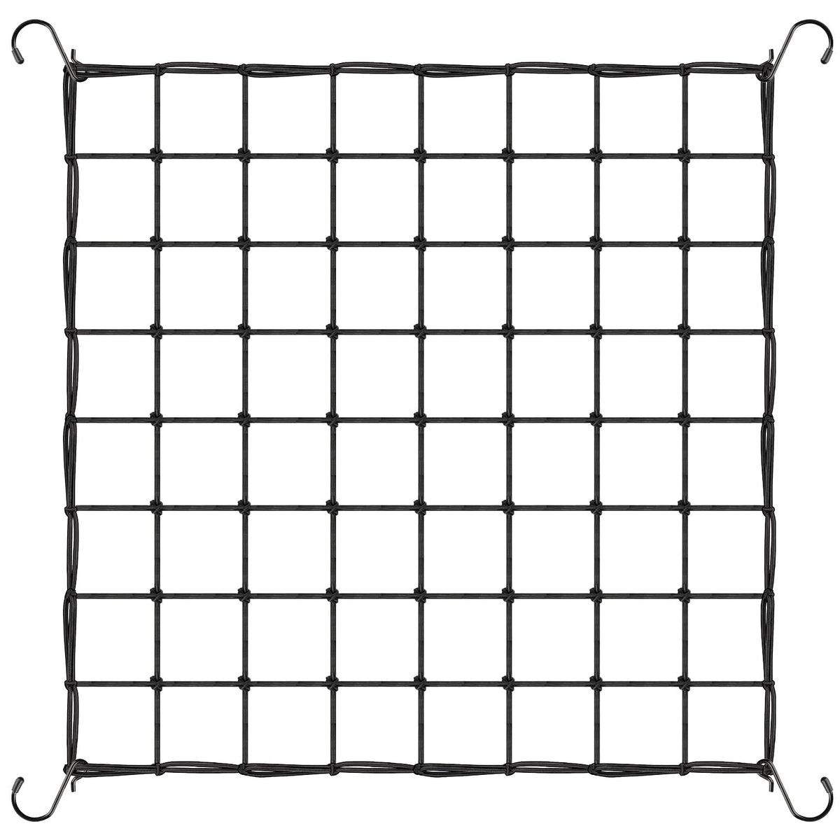 Yeestone trellis netting with four hooks ready for easy installation and plant support.