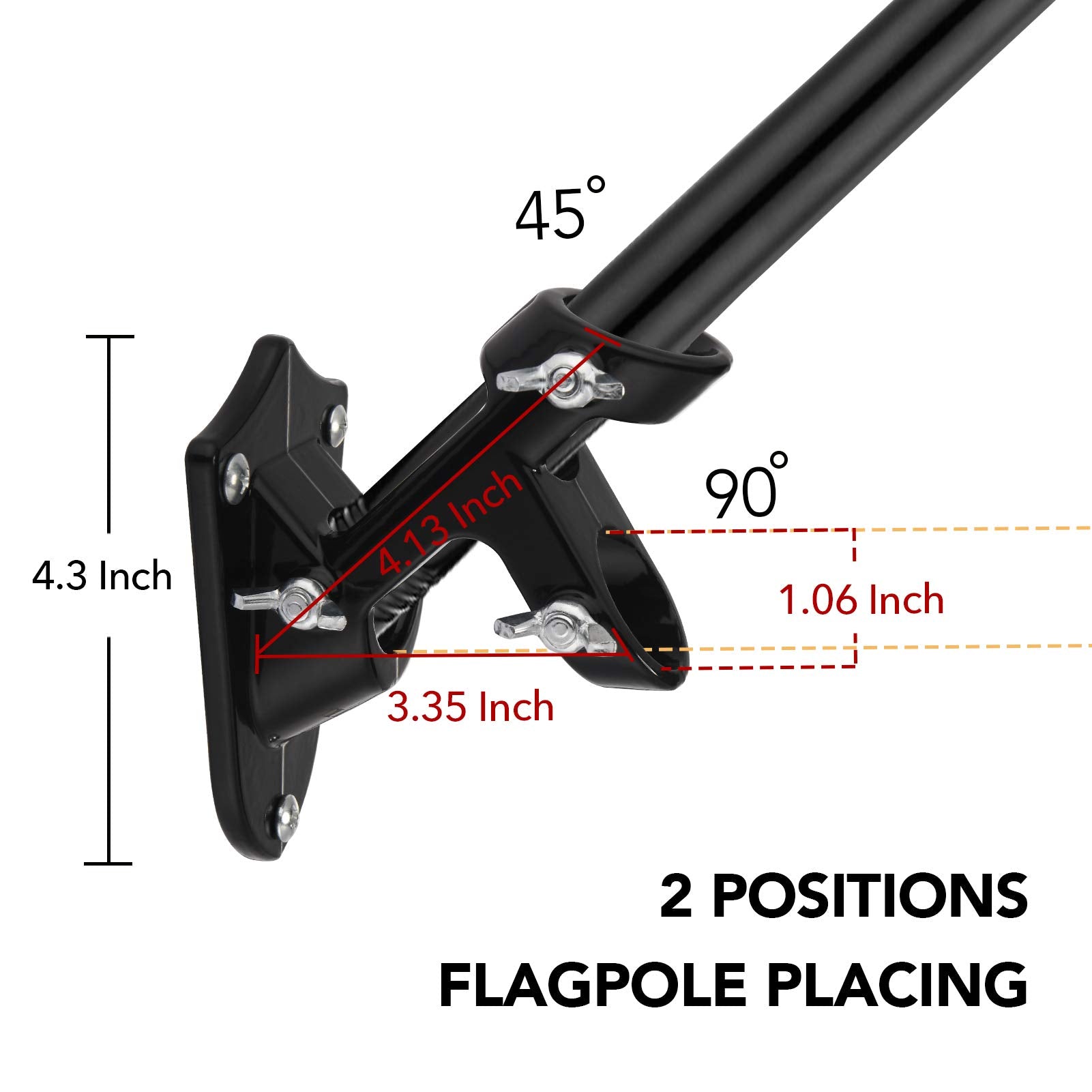 Yeesun anti-tangle rotating rings prevent flag tangling in wind