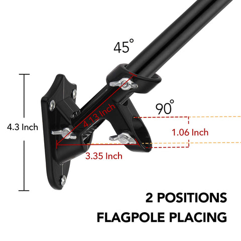 Yeesun anti-tangle rotating rings prevent flag tangling in wind
