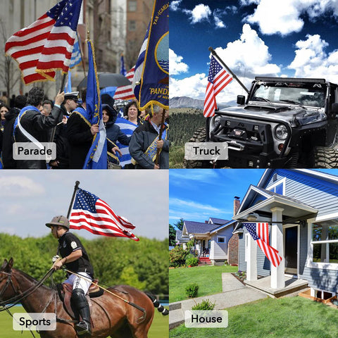 Yeesun flagpole mounting hardware included enables fast, secure installation