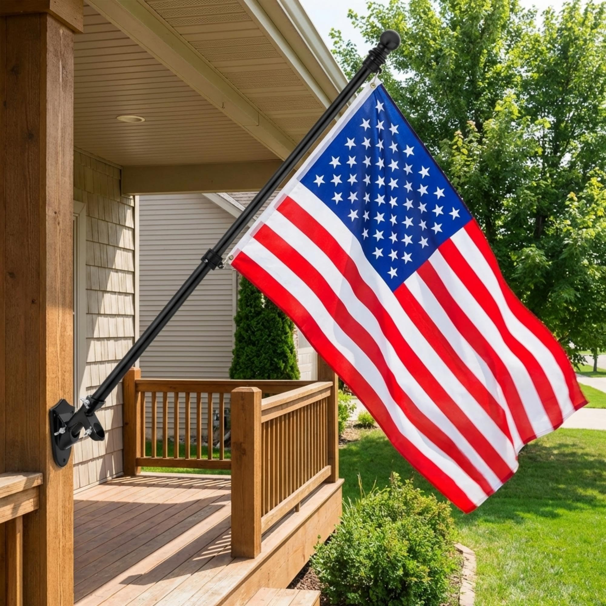 Yeesun outdoor porch display for clear flags