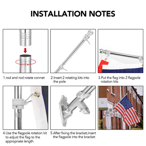 Yeesun weather resistant pole handles rain and wind