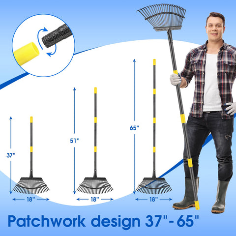 Sturdy YeYeBest rake head designed for durability in lawns and gardens